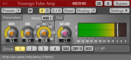 Voxengo Tube Amp 2.4 Screenshot