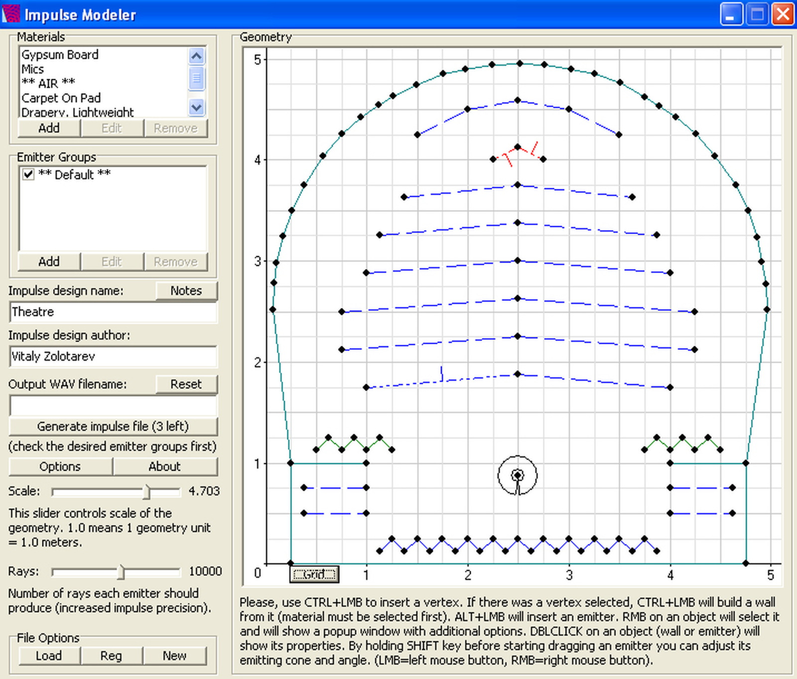 Screenshot for Voxengo Impulse Modeler 1.9