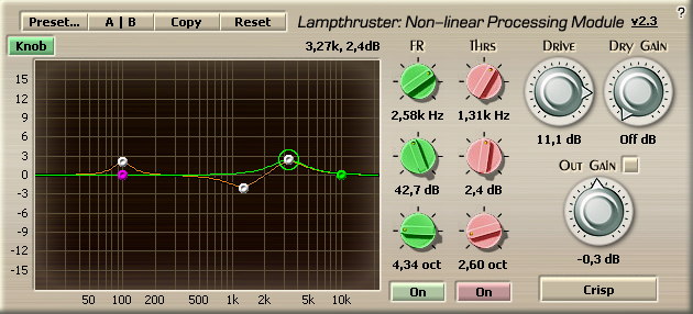Click to view Voxengo Lampthruster 2.5 screenshot