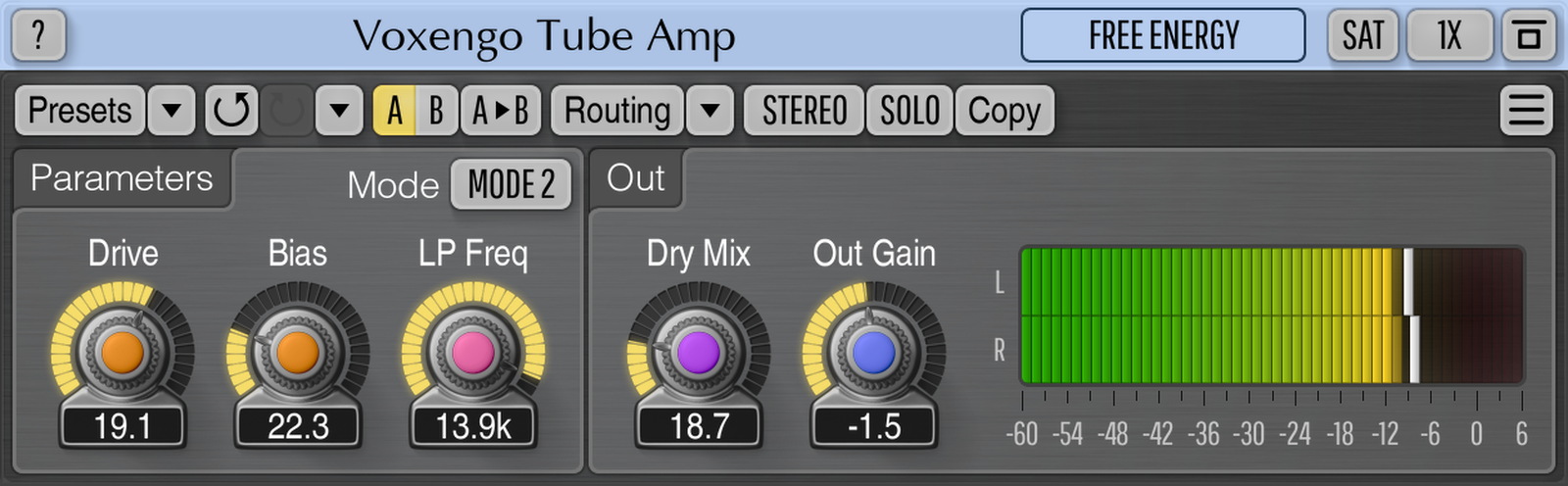 Voxengo Tube Amp Screenshot