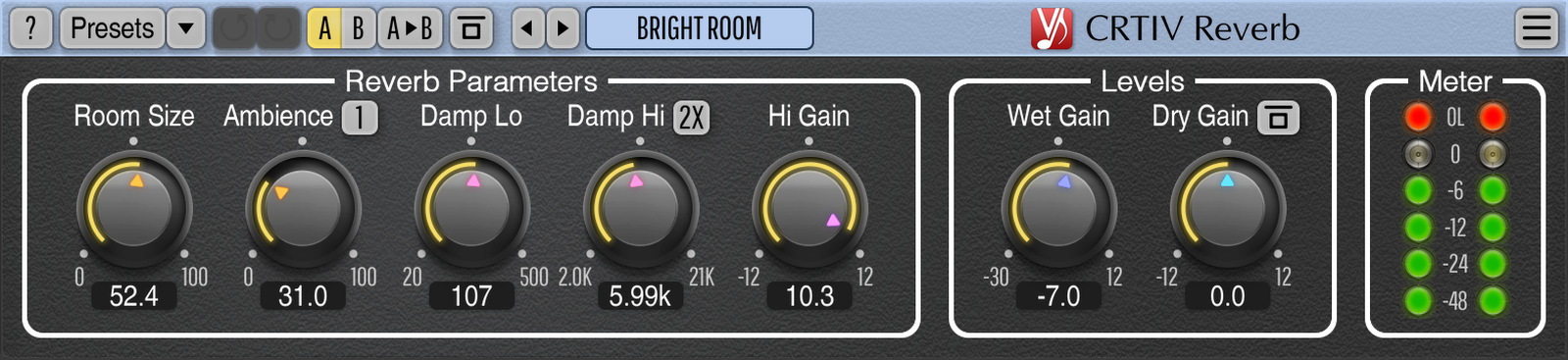 Voxengo CRTIV Reverb Screenshot