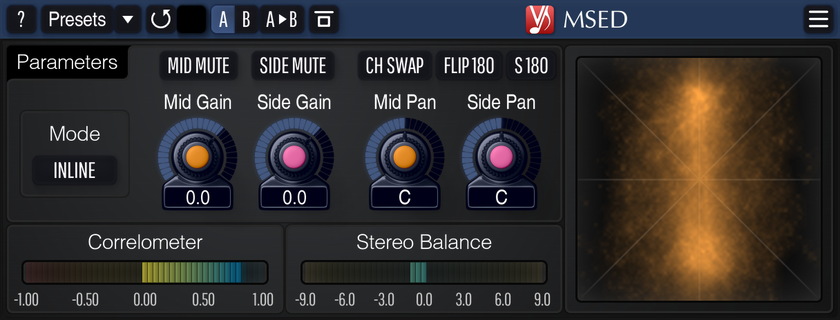 Voxengo MSED - Mid-Side Encoder-Decoder Plugin VST, AU, AAX