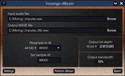 r8brain Screenshot