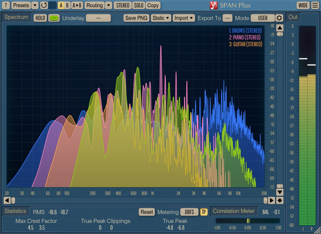 Voxengo SPAN Plus - Spectrum Analyzer Plugin VST, AU, AAX