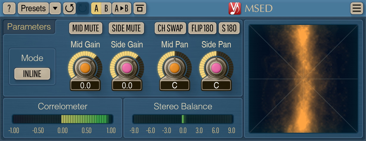 MSED - Free Mid-Side Encoder-Decoder Plugin VST, AU, AAX