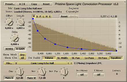 Voxengo Pristine Space Light VST Screenshot