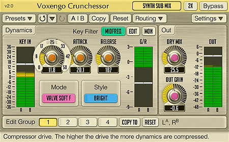 Voxengo Crunchessor 2.0 Screenshot