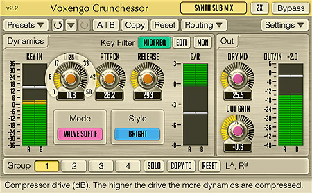 Voxengo Crunchessor 2.2 Screenshot