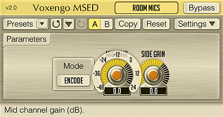 Voxengo MSED 2.0 Screenshot