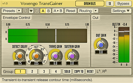 Voxengo TransGainer 1.0 Screenshot