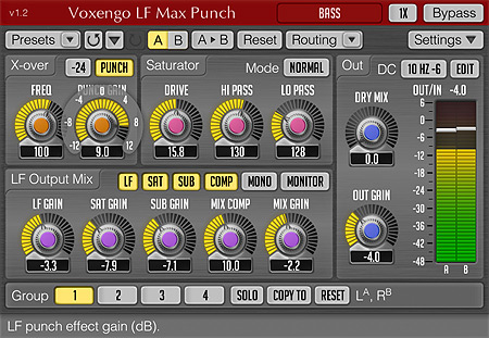 Voxengo LF Max Punch 1.2 Screenshot