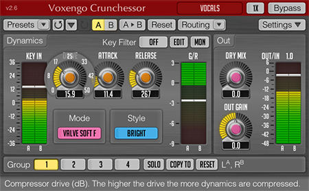 Voxengo Crunchessor 2.6 Screenshot