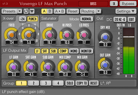Voxengo LF Max Punch 1.3 Screenshot
