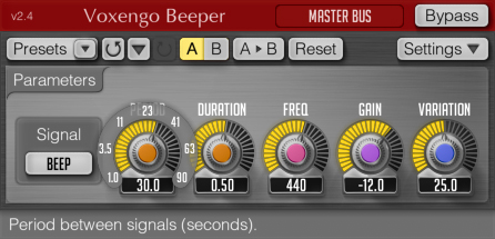 Voxengo Beeper 2.4 Screenshot