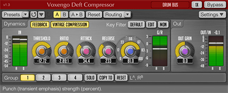 Voxengo Deft Compressor 1.3 Screenshot