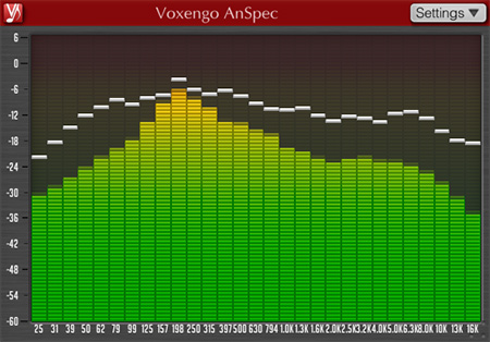 Voxengo AnSpec 1.0 Screenshot