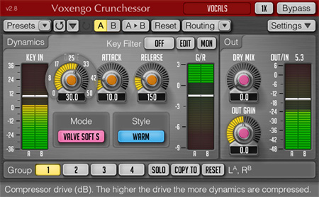 Voxengo Crunchessor 2.8 Screenshot