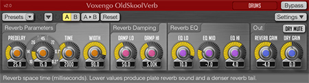 Voxengo OldSkoolVerb 2.0 Screenshot