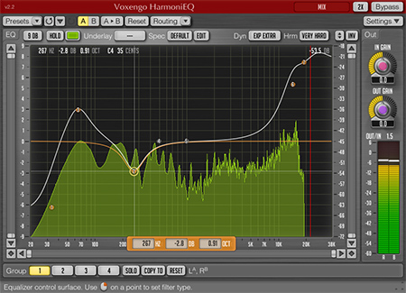 Voxengo HarmoniEQ 2.2 Screenshot