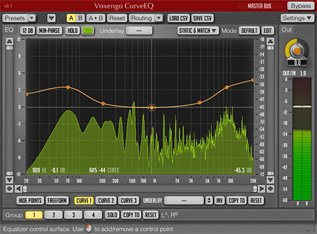 Voxengo CurveEQ 3.1 Screenshot