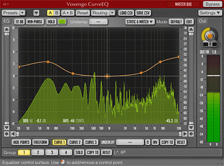 Voxengo CurveEQ 3.1 Screenshot