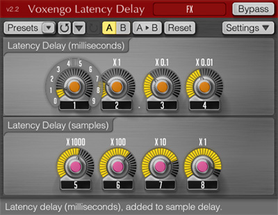 Voxengo Latency Delay 2.2 Screenshot