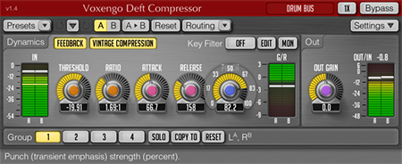 Voxengo Deft Compressor 1.4 Screenshot