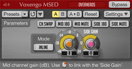 Voxengo MSED 2.5 Screenshot