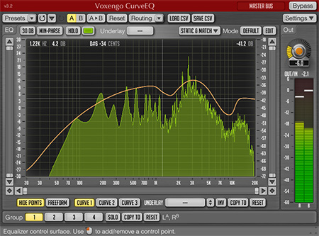 Voxengo CurveEQ 3.2 Screenshot