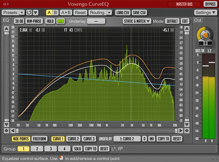 Voxengo CurveEQ 3.3 Screenshot