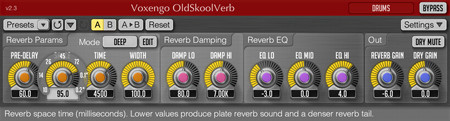 Voxengo OldSkoolVerb 2.3 Screenshot