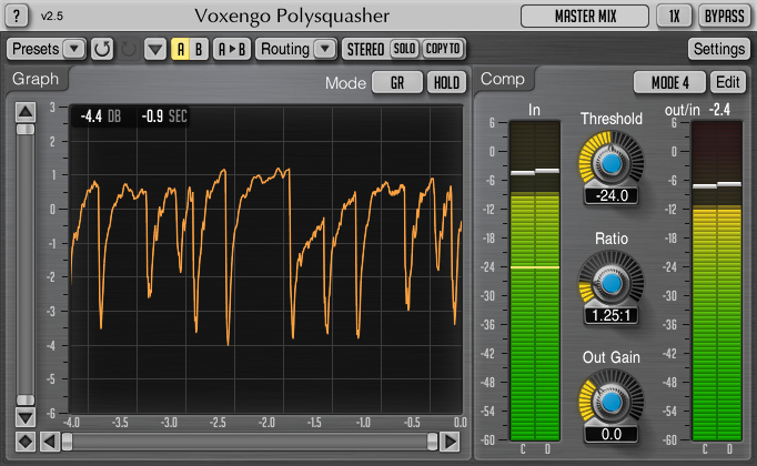 Voxengo Polysquasher 2.5 Screenshot