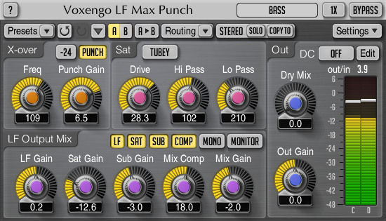 Voxengo LF Max Punch 1.6 Screenshot