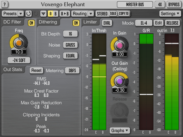 Voxengo Elephant 4.2 Screenshot