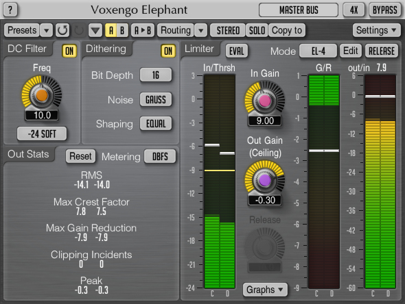 Voxengo Elephant 4.3 Screenshot