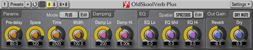 Voxengo OldSkoolVerb Plus 1.0 Screenshot