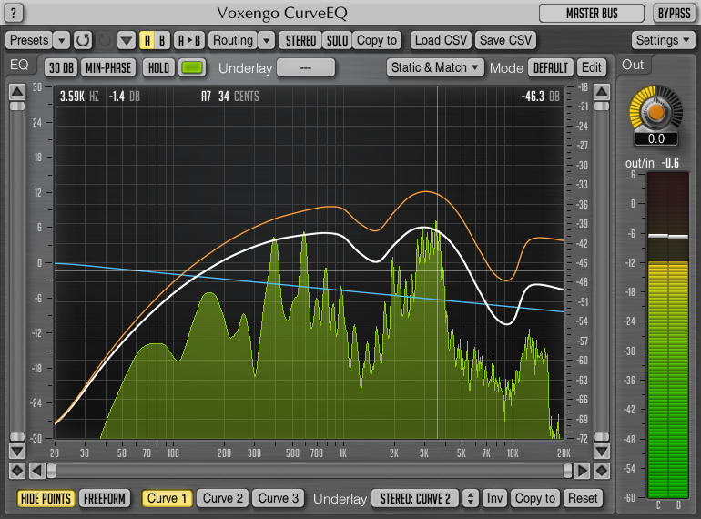 Voxengo CurveEQ 3.4 Screenshot