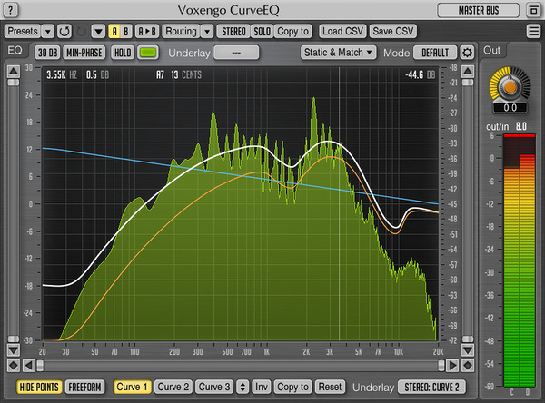 Voxengo CurveEQ 3.5 Screenshot
