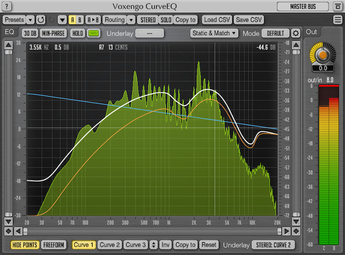 Voxengo CurveEQ 3.6 Screenshot