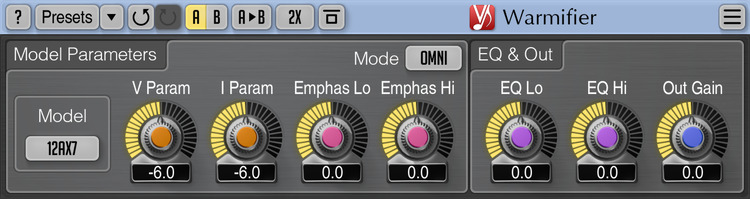 Voxengo Warmifier 2.2 Screenshot