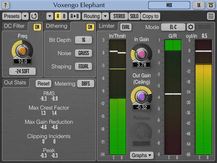 Voxengo Elephant 4.6 Screenshot