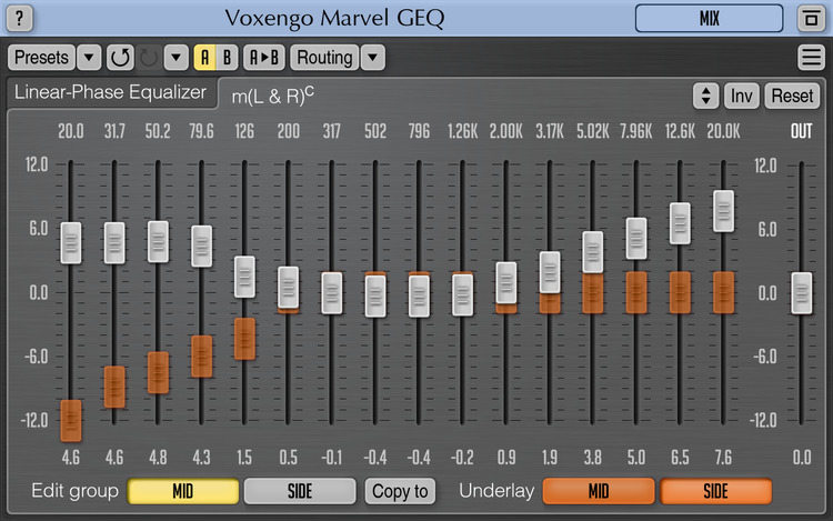 Voxengo Marvel GEQ 1.5 Screenshot