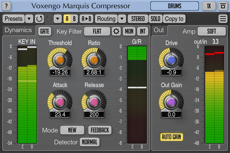 Voxengo Marquis Compressor 2.1 Screenshot