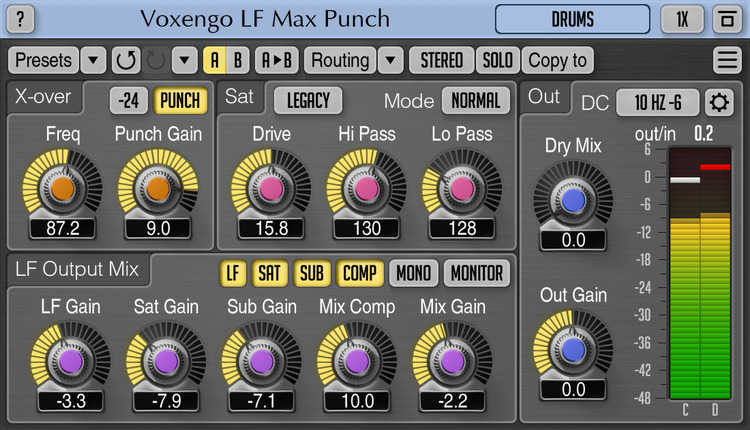 Voxengo LF Max Punch 1.8 Screenshot