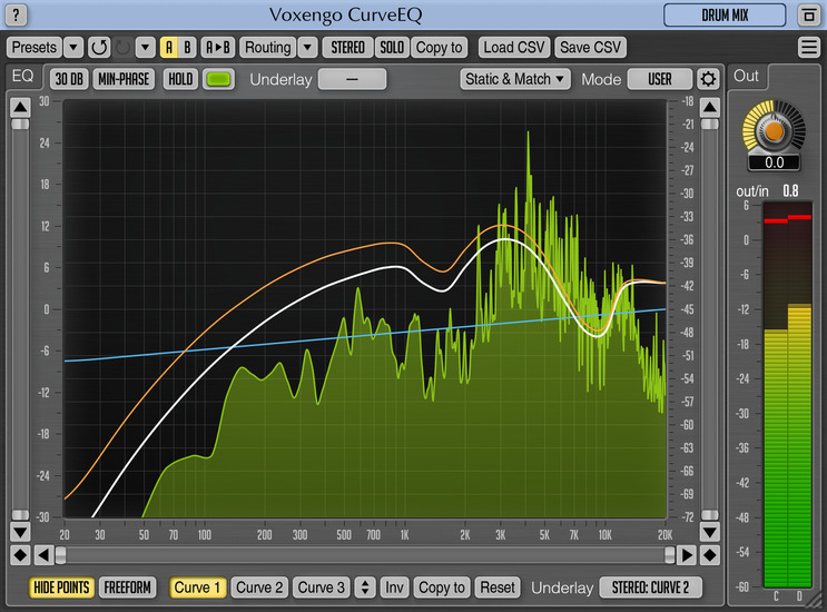 Voxengo CurveEQ 3.7 Screenshot