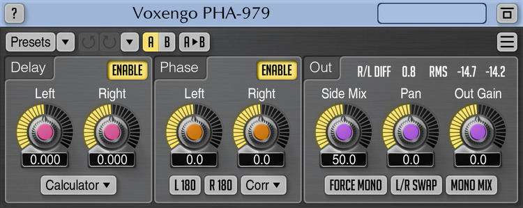 Voxengo PHA-979 2.7 Screenshot