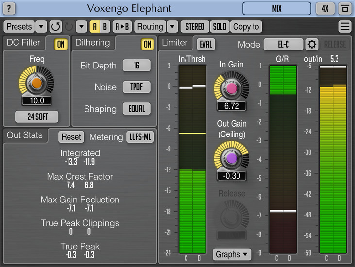 Voxengo Elephant 4.7 Screenshot