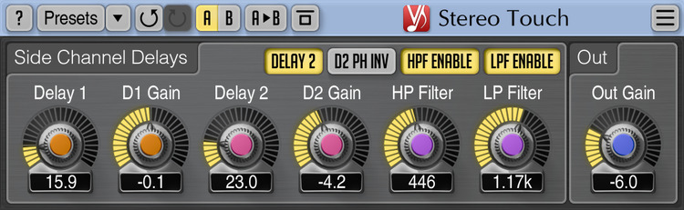 Voxengo Stereo Touch screenshot
