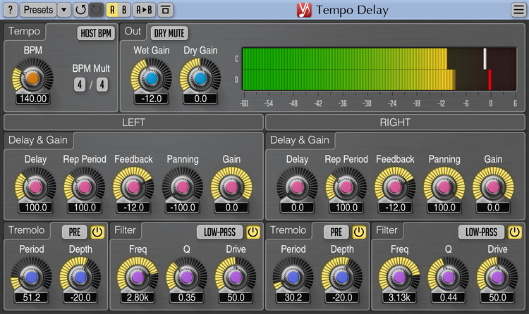 Voxengo Tempo Delay 2.2 Screenshot