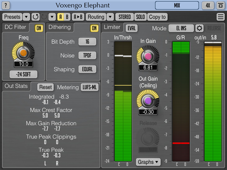 Voxengo Elephant 4.8 Screenshot